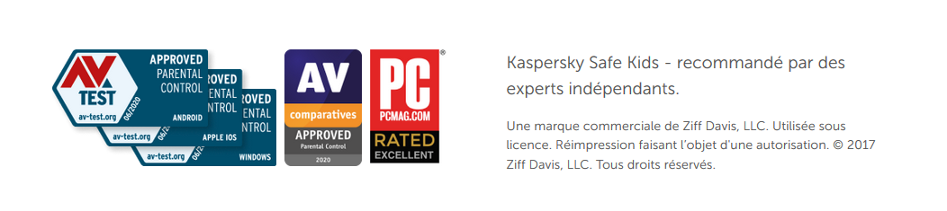 Kaspersky Safe Kids - recommandations